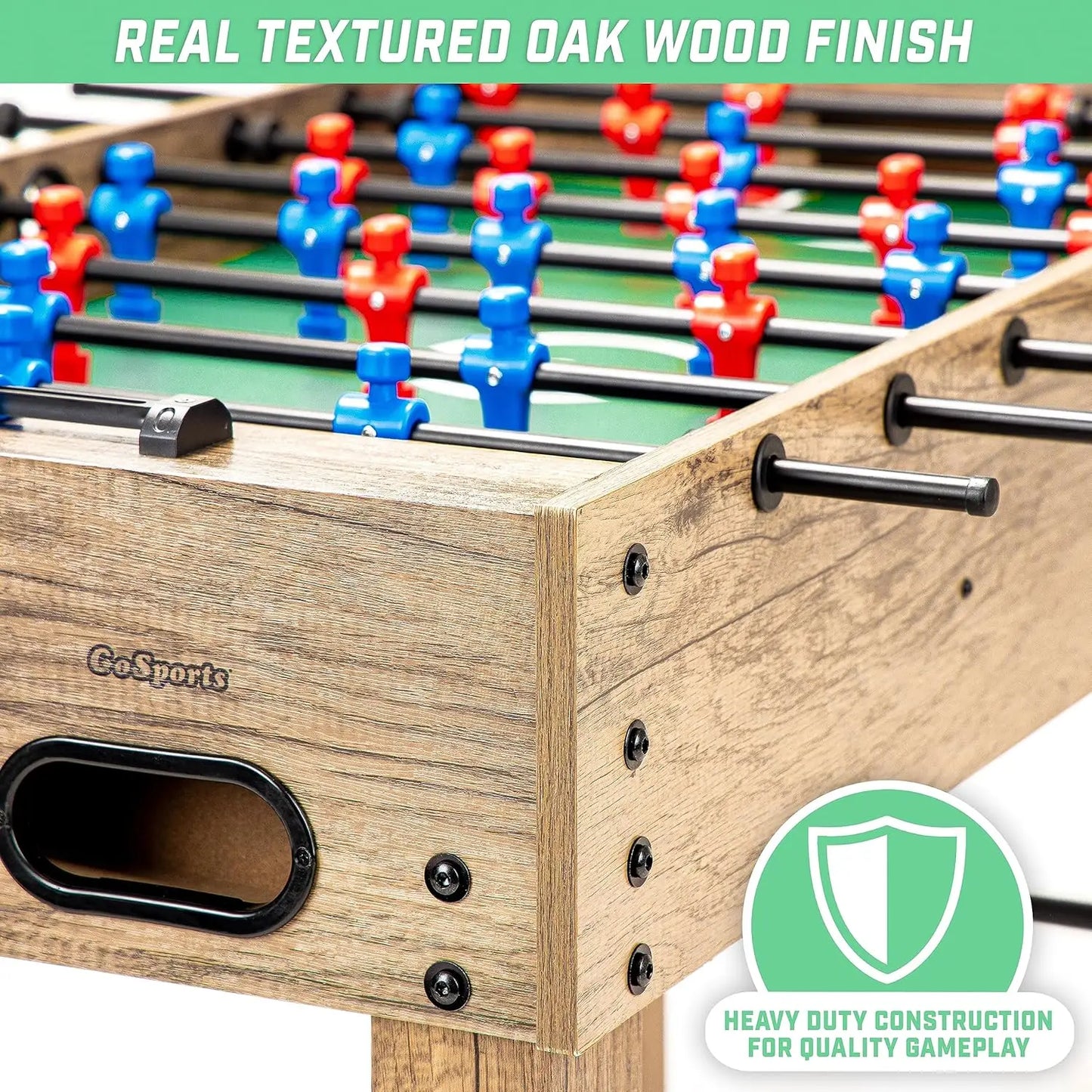 Game Room Size Foosball Table - Includes 4 Balls and 2 Cup Holders