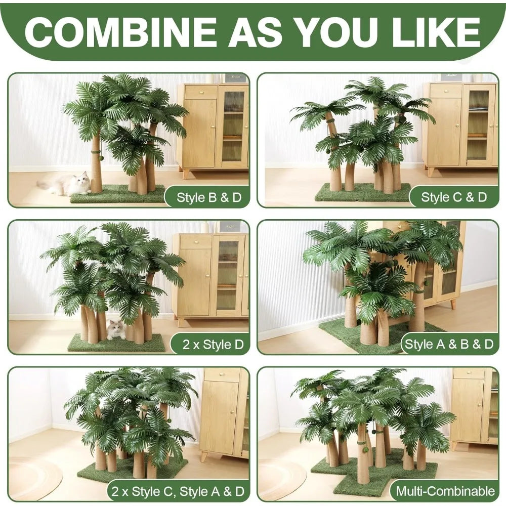 40'' Tall Scratching Post Cat Tree