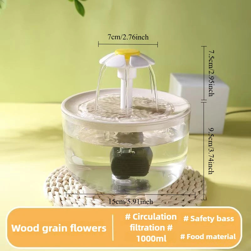 Auto Circulating 2-in-1 Parrot Bath & Water Fountain