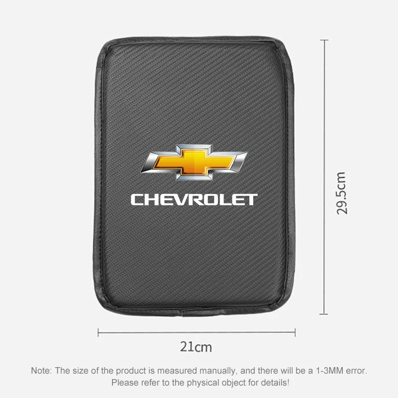 Armrest Leather Center Console Cover For Chevrolet