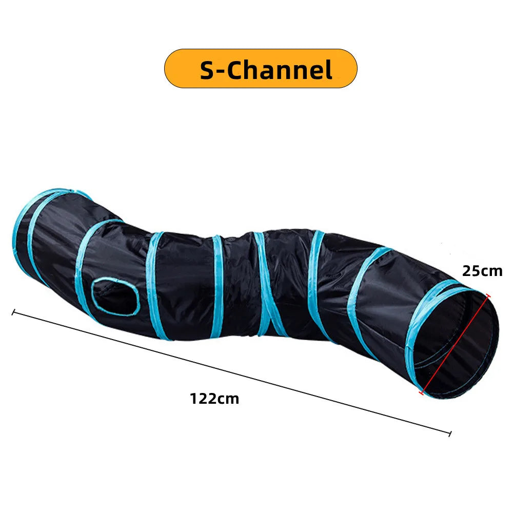 Foldable Cat Tunnel Breathable
