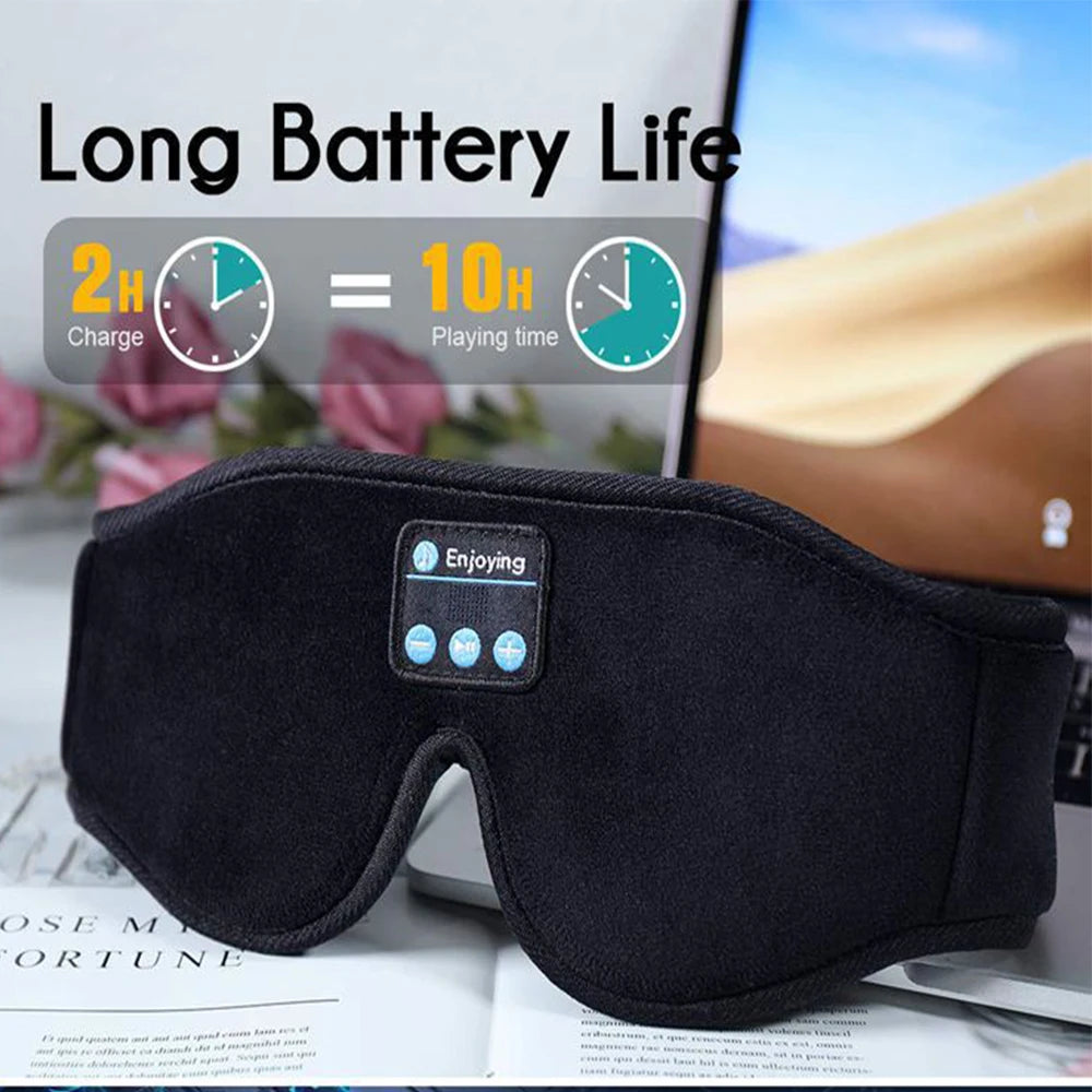 Bluetooth 3D Eye Mask with Built-in HD Speaker