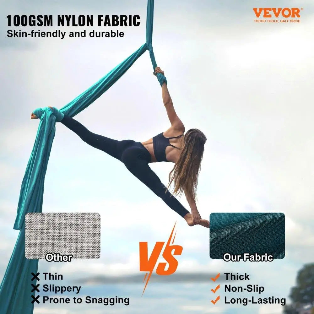 8.7 Yards Aerial Silk Yoga Swing Kit