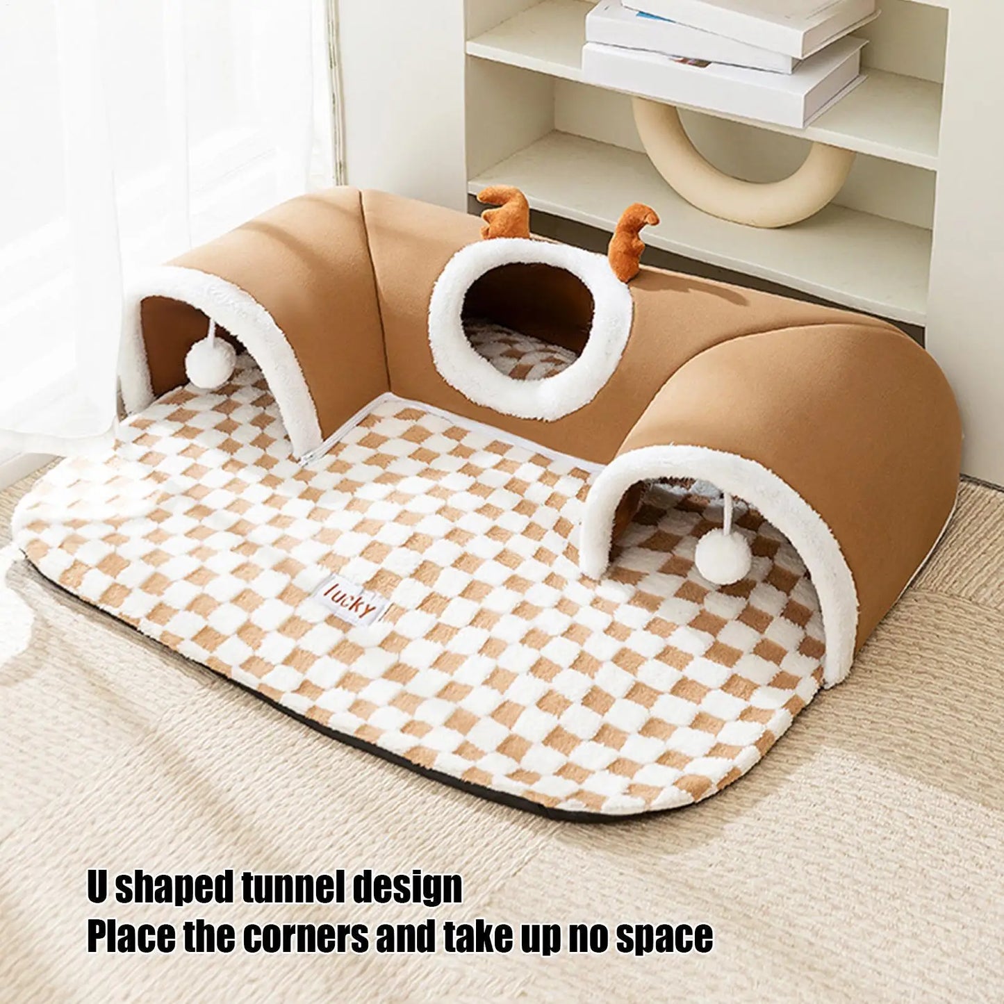 Cat Play Tunnel Warm Shelter Tent House