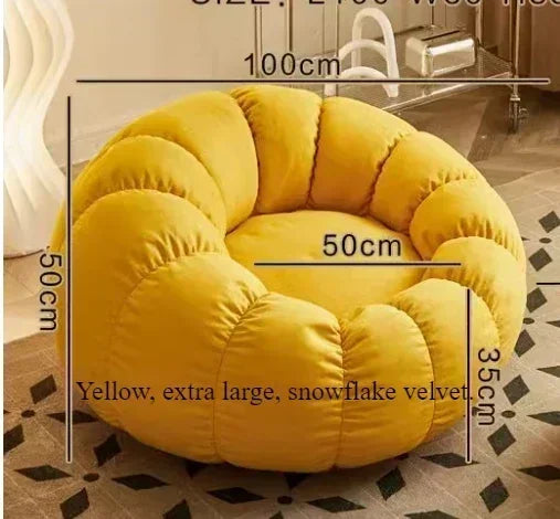 Pumpkin Lazy Single Tatami Sofa Chair