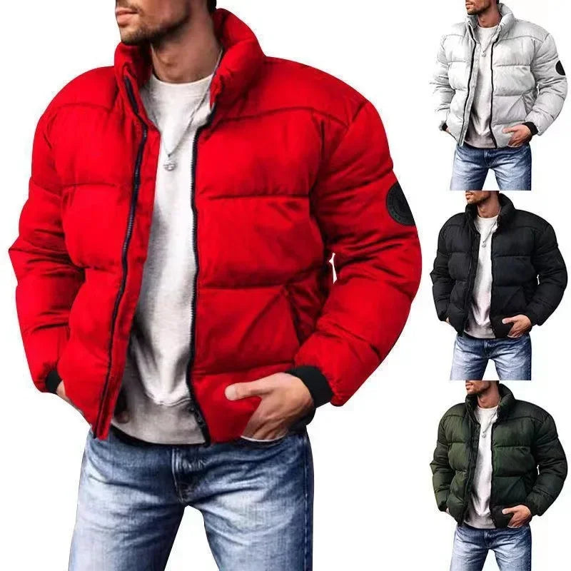 Cotton Stand Collar Casual Style Coat