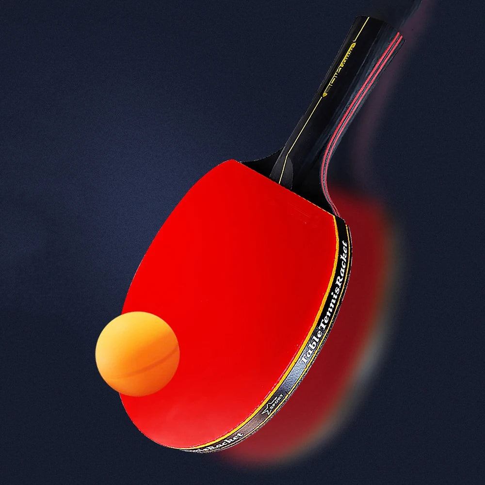 2PCS Professional 6 Star Table Tennis Racket