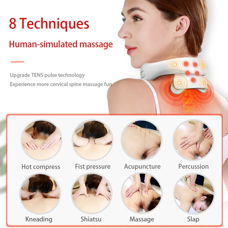 Smart Portable Shoulder Neck Massage Heating Compress