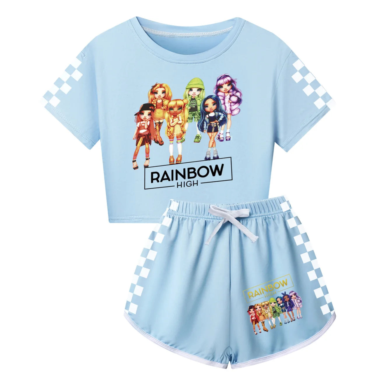 Rainbow High Clothing T shirt + Shorts 2-Piece Set