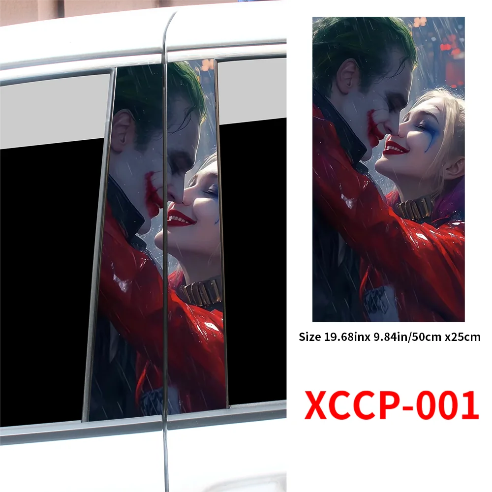 Joker Waterproof Car Door Pillar Vinyl Decals