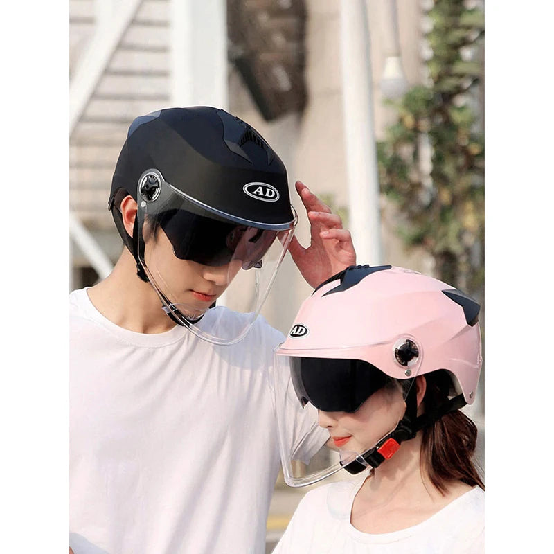 Helmets With Led Lights Moped