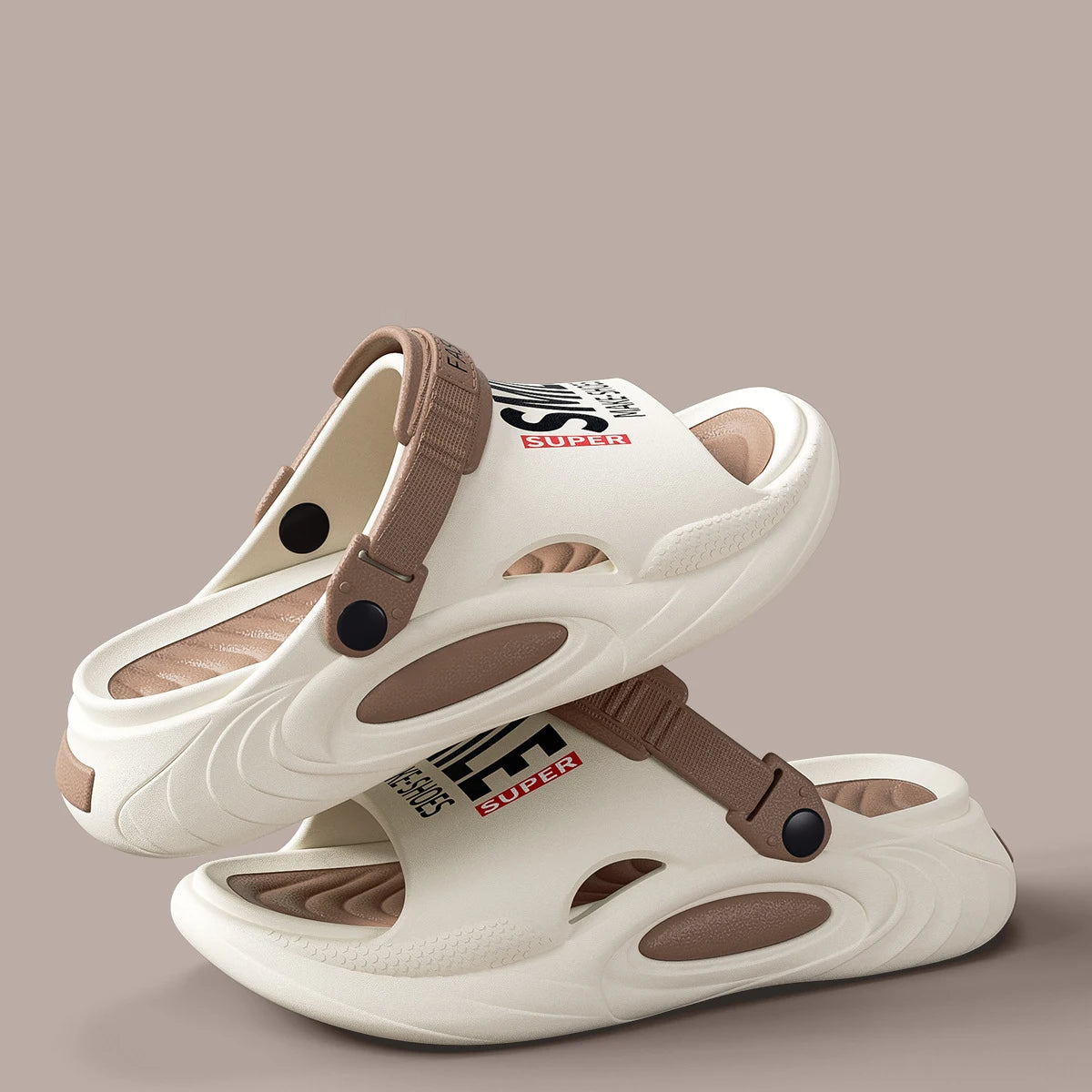 Thick Sole Beach Slides Ultra Light