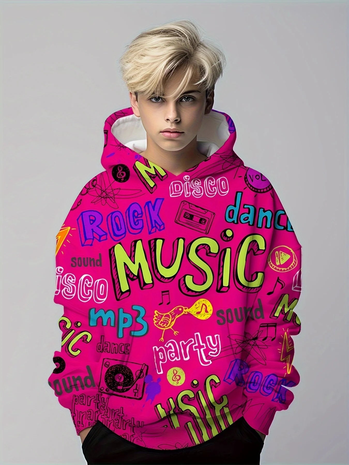 Hoodies Creative 3D Art Graffiti Sweatshirt