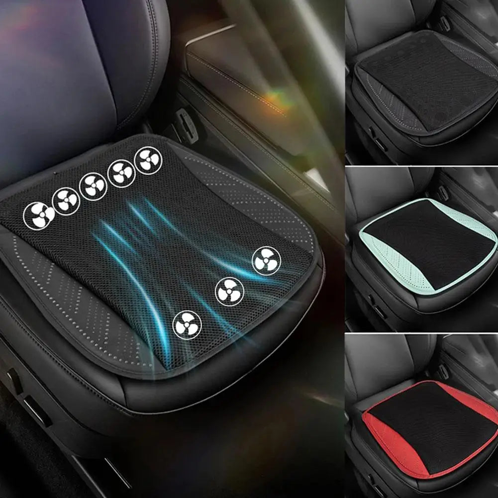 Universal Car Seat Summer Cool Air Seat Cushion With USB Fan