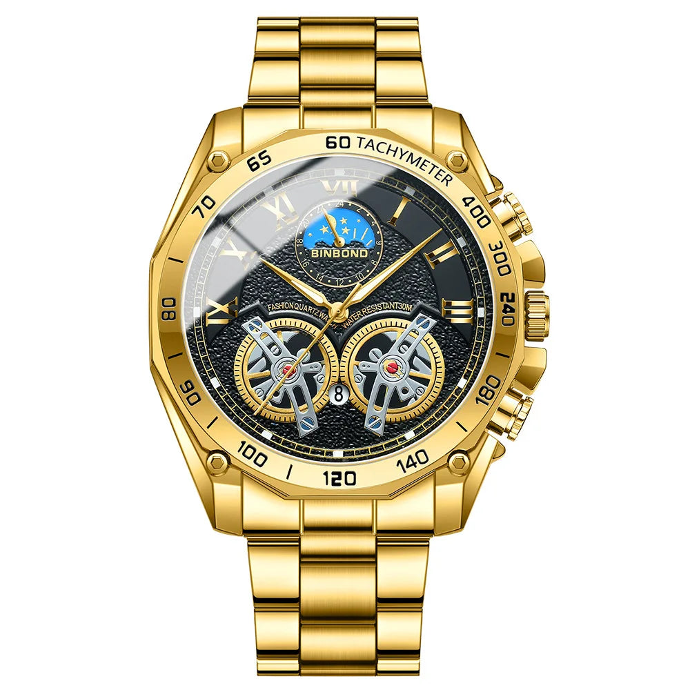 Decorative Military Waterproof Men's Wristwatch