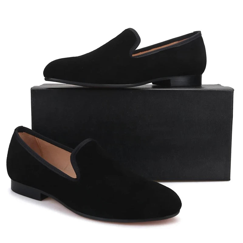 Red Bottom Loafers Slip-On