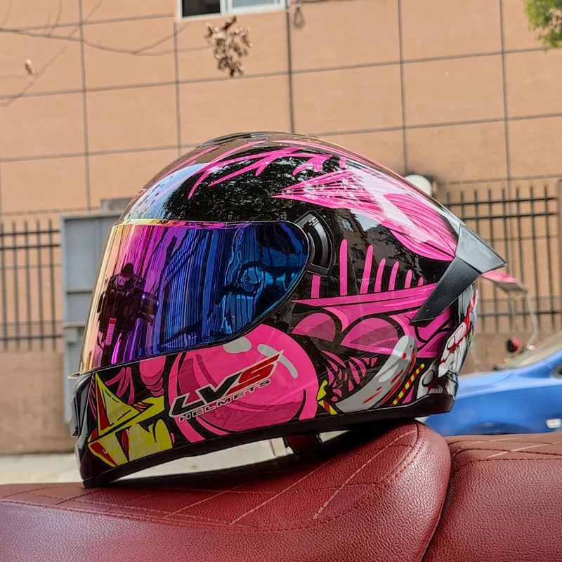 Full Face Double Visor Racing Helmet