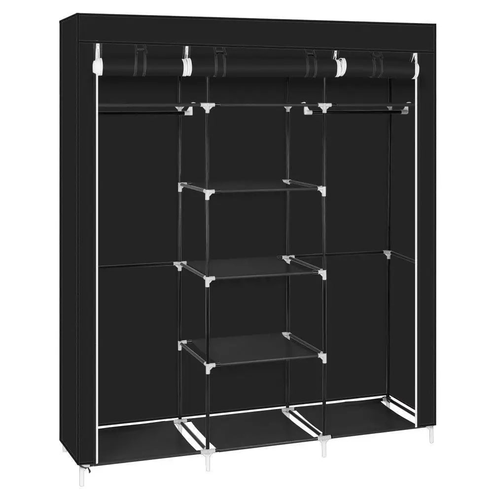 69 inch portable clothing storage cabinet