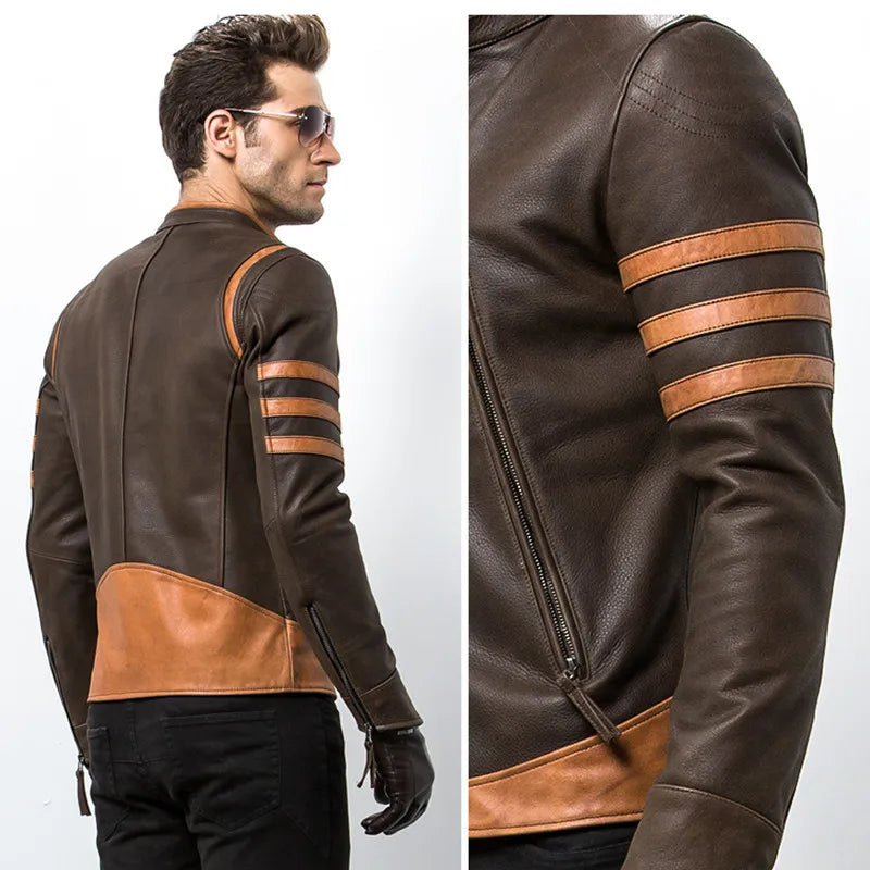 Men's Zipper Wolverine Logan Bomber Jacket