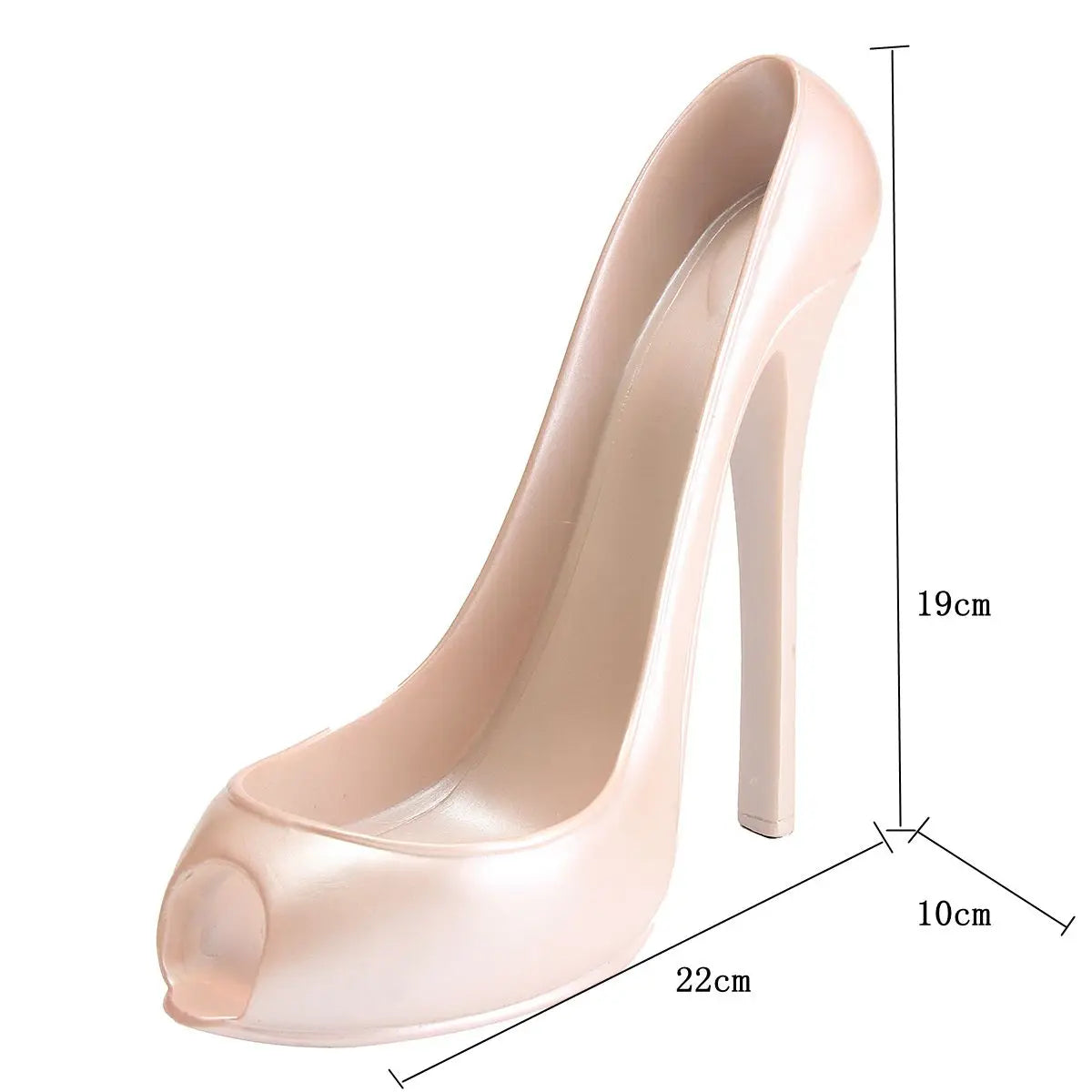 High Heel Shoe Wine Bottle Holder Stylish Open Toe