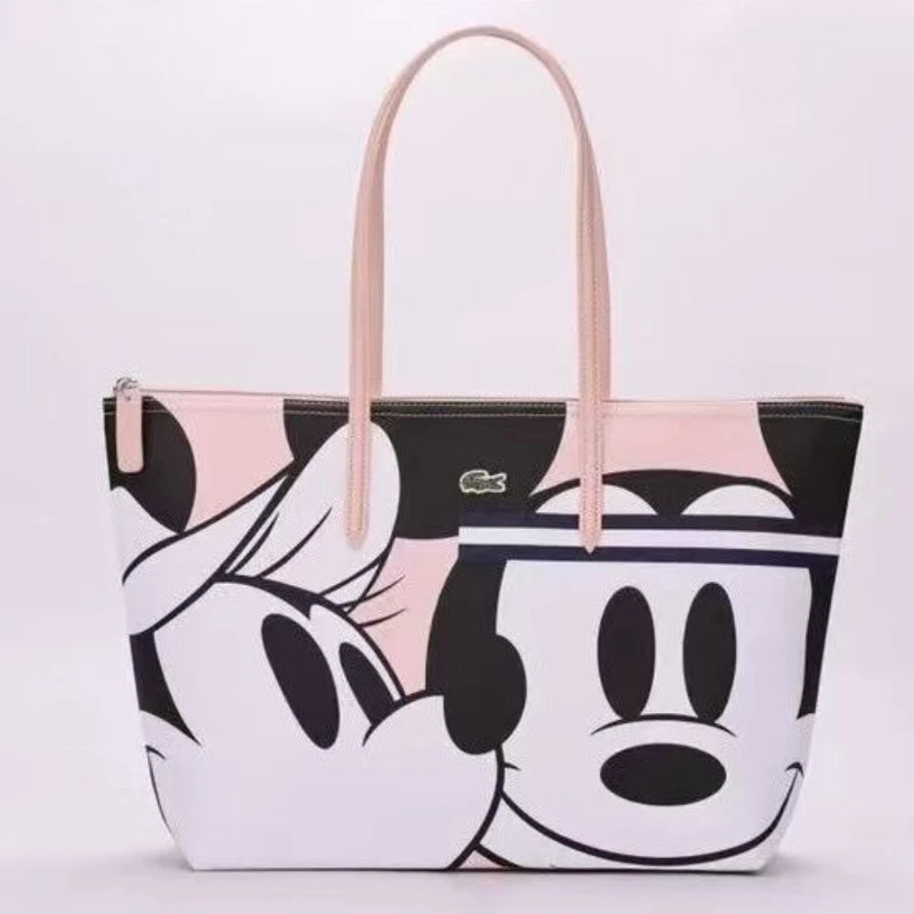 Large-Capacity Printed Tote Bag