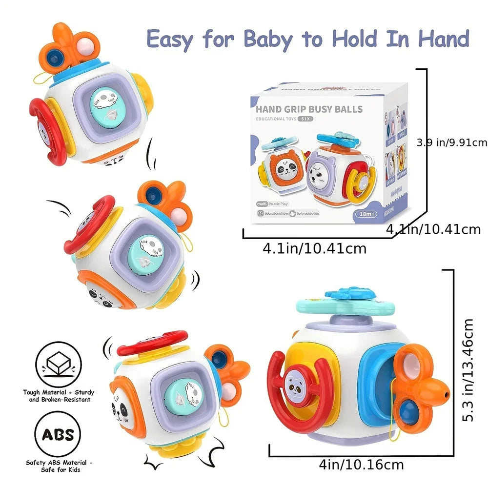 8 In 1 Busy Cube Baby Toy