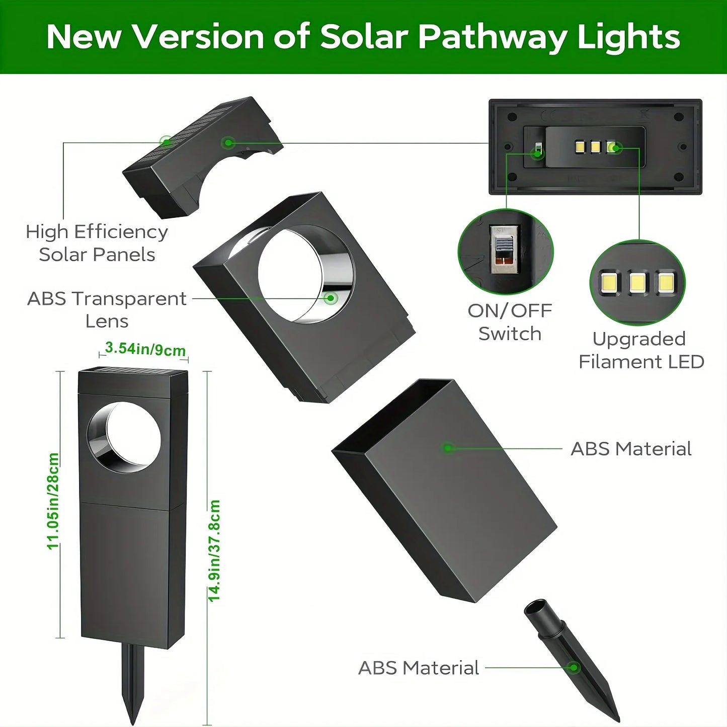 4/6 Pack Super Bright Solar Lights