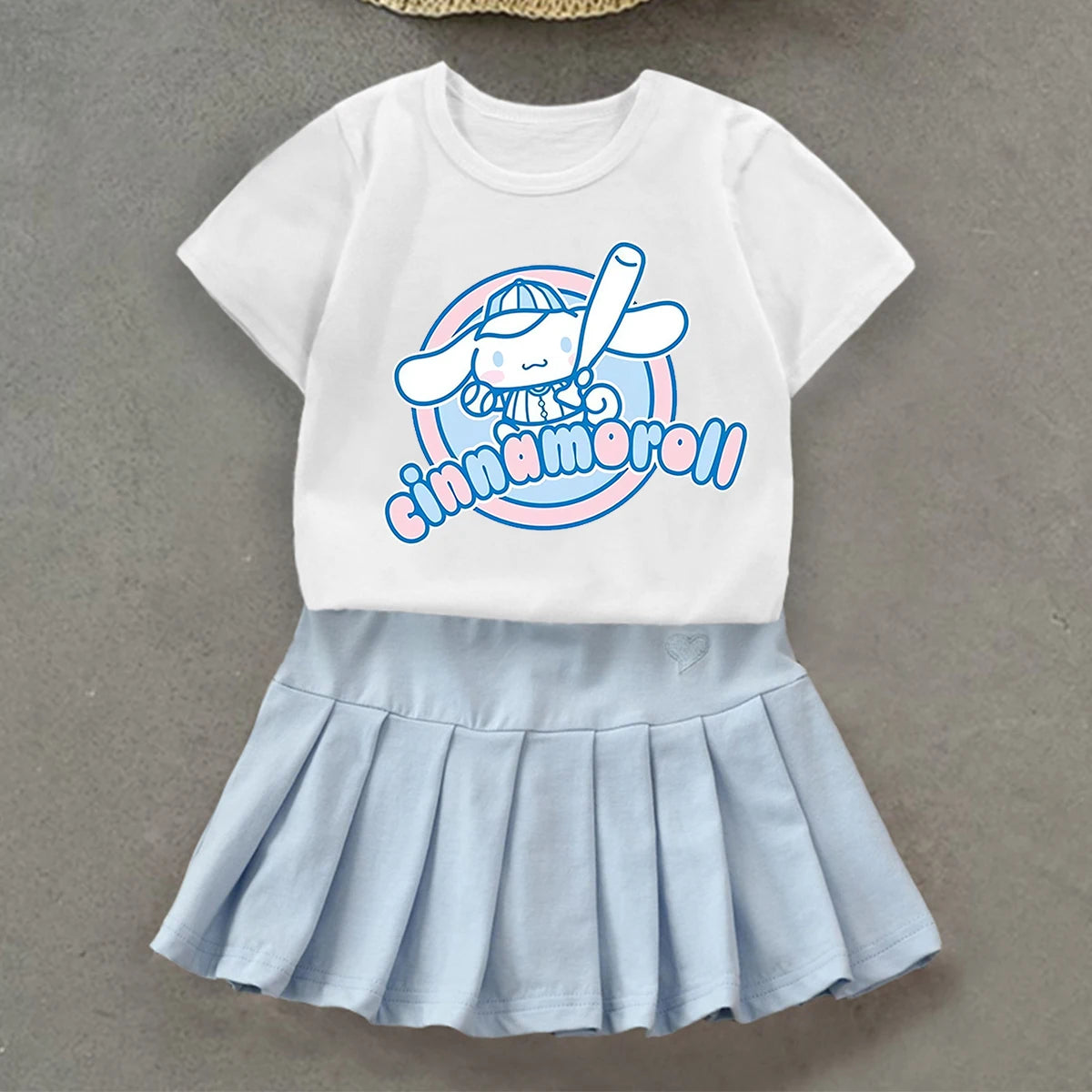 Cinnamoroll T-Shirt & Pleated Skirt Set