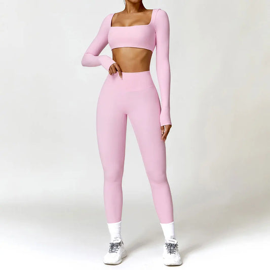 Women Tracksuit Yoga Set 2PCS