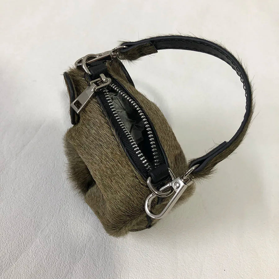 Elephant Shaped Coin Purse Genuine Leather