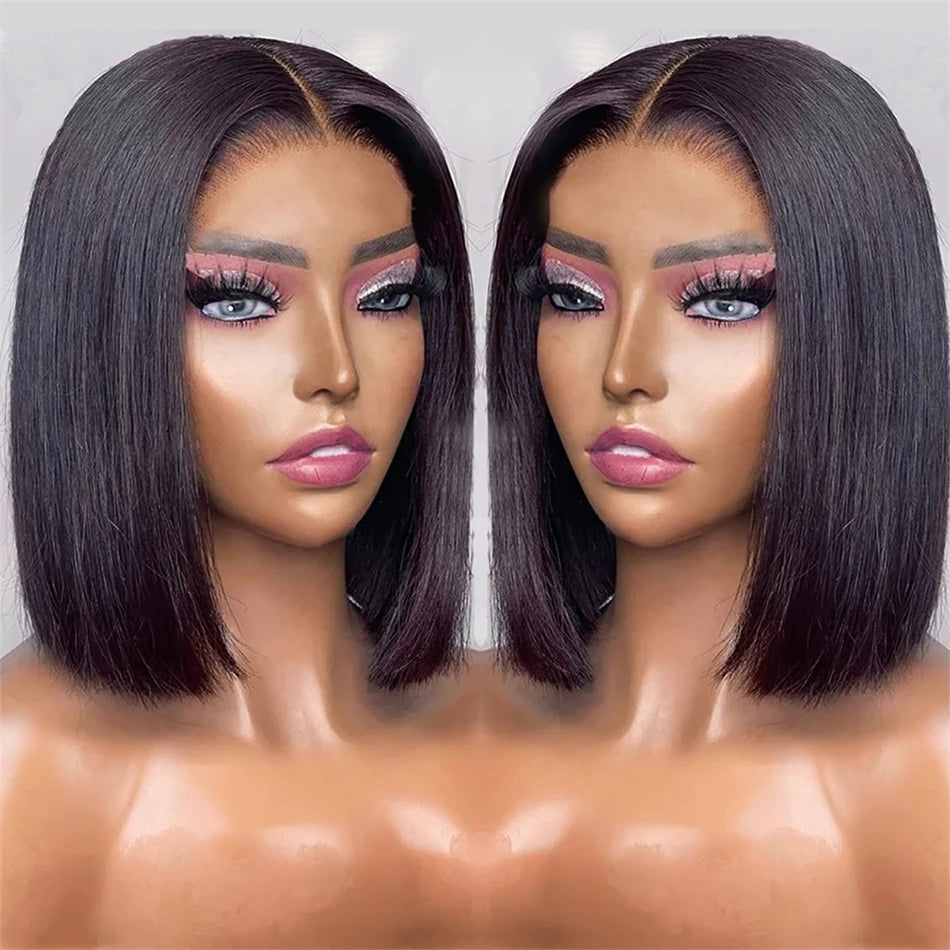 5x5 HD Lace Front Glueless Wig Human Hair Ready to Wear