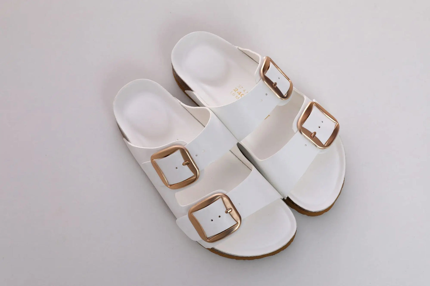 Comfortable Slip-Ons with Adjustable Buckle Straps