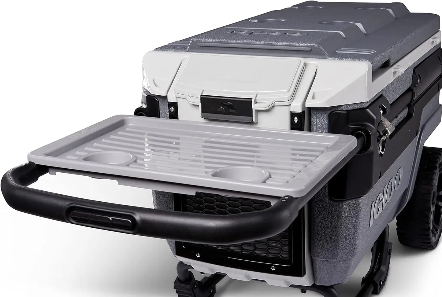 70 Qt Premium Trailmate Wheeled Rolling Cooler, Gray