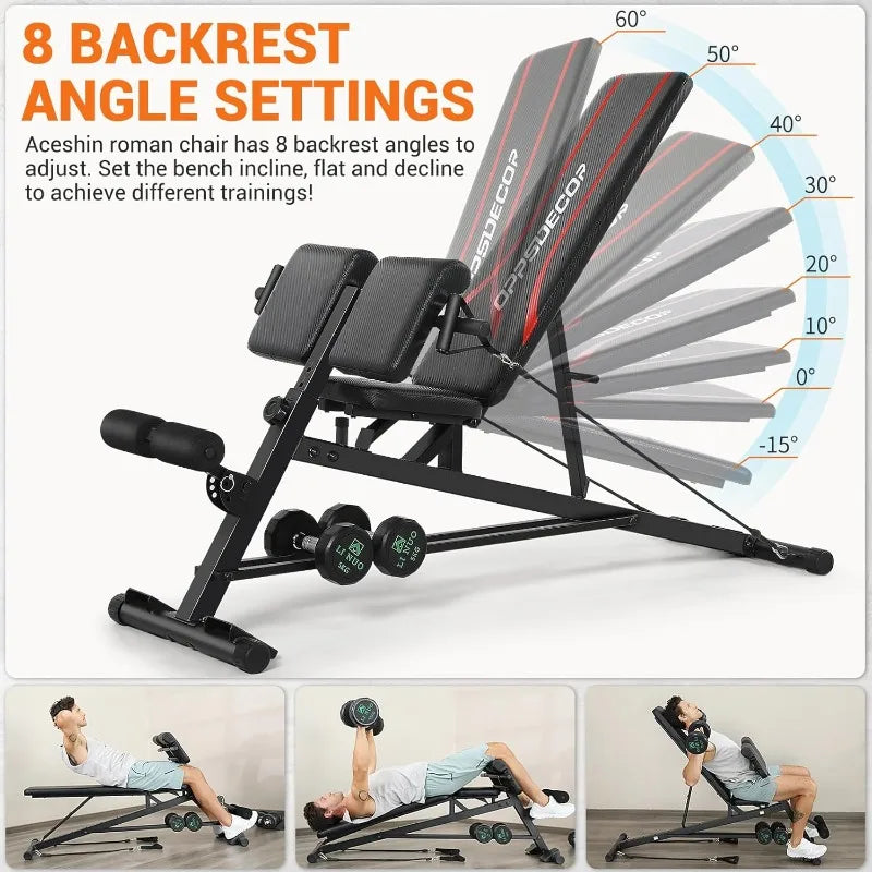 900LBS Adjustable Workout Bench