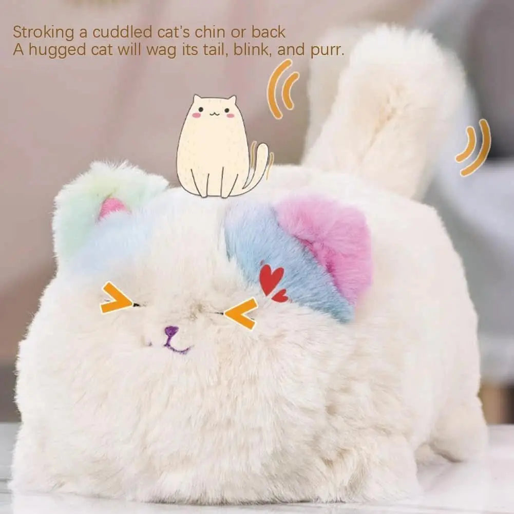 Cute Talking Cat Interactive Kids Plush Toy