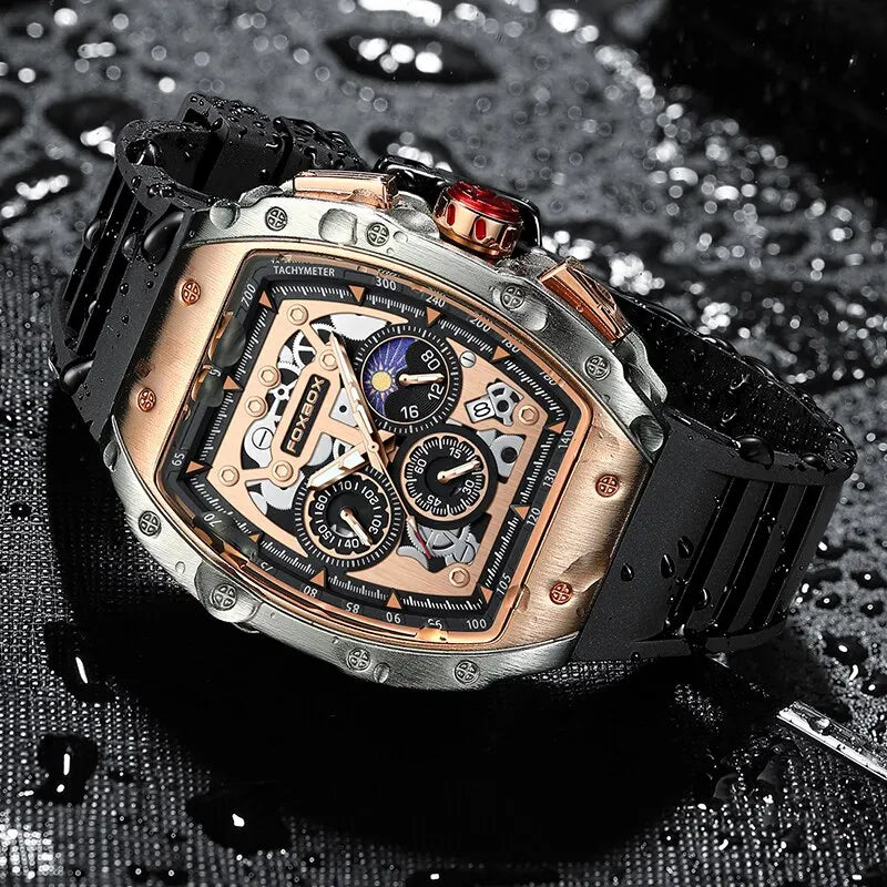 Waterproof Military Quartz Chronograph Wristwatch