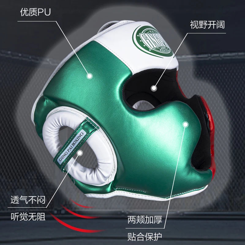 Kick Boxing Karate MMA Fight Training Head Protection Helmet