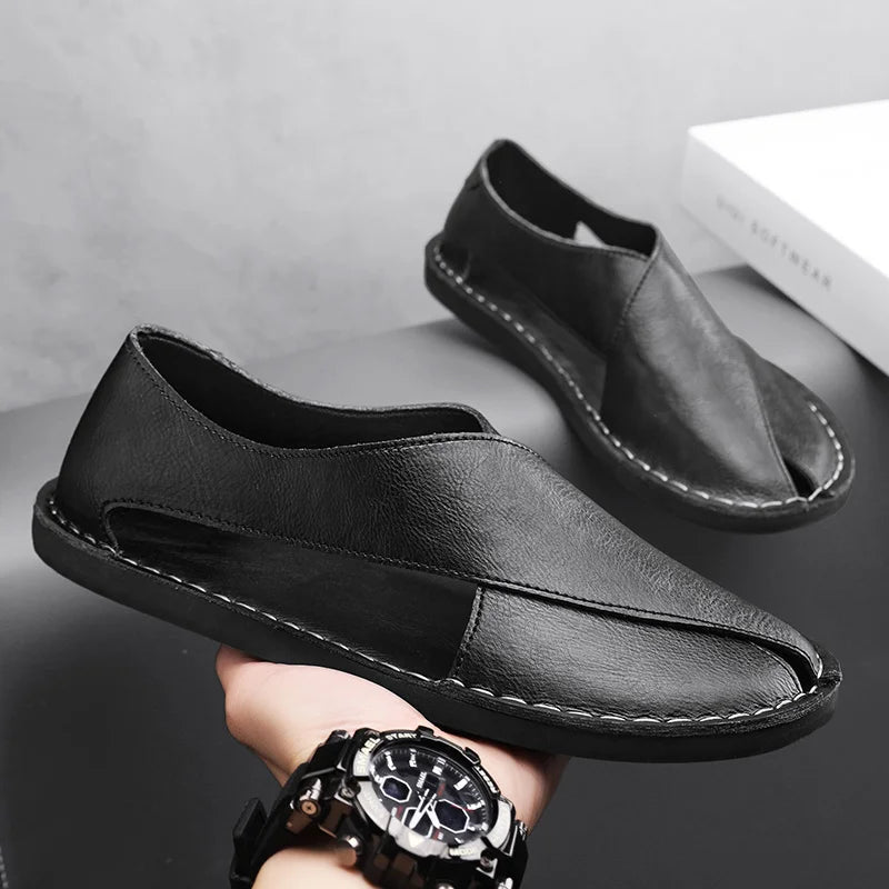 Genuine Leather Lightweight Breathable Sandals
