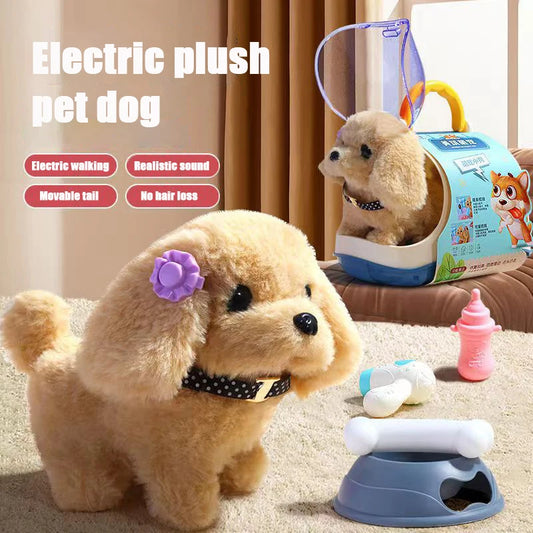 Electronic Pet Dog Walking Interactive Plush Toy