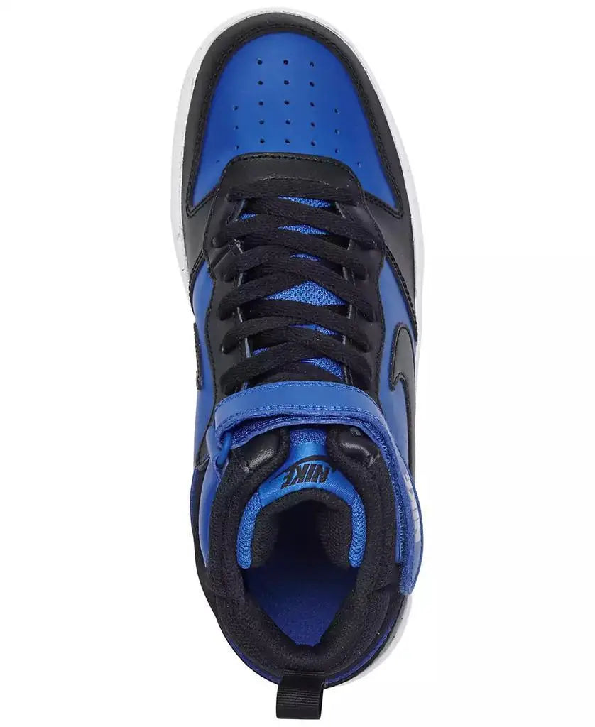 Nike | Big Boys' Court Borough Mid 2 Fastening Strap Casual Sneakers