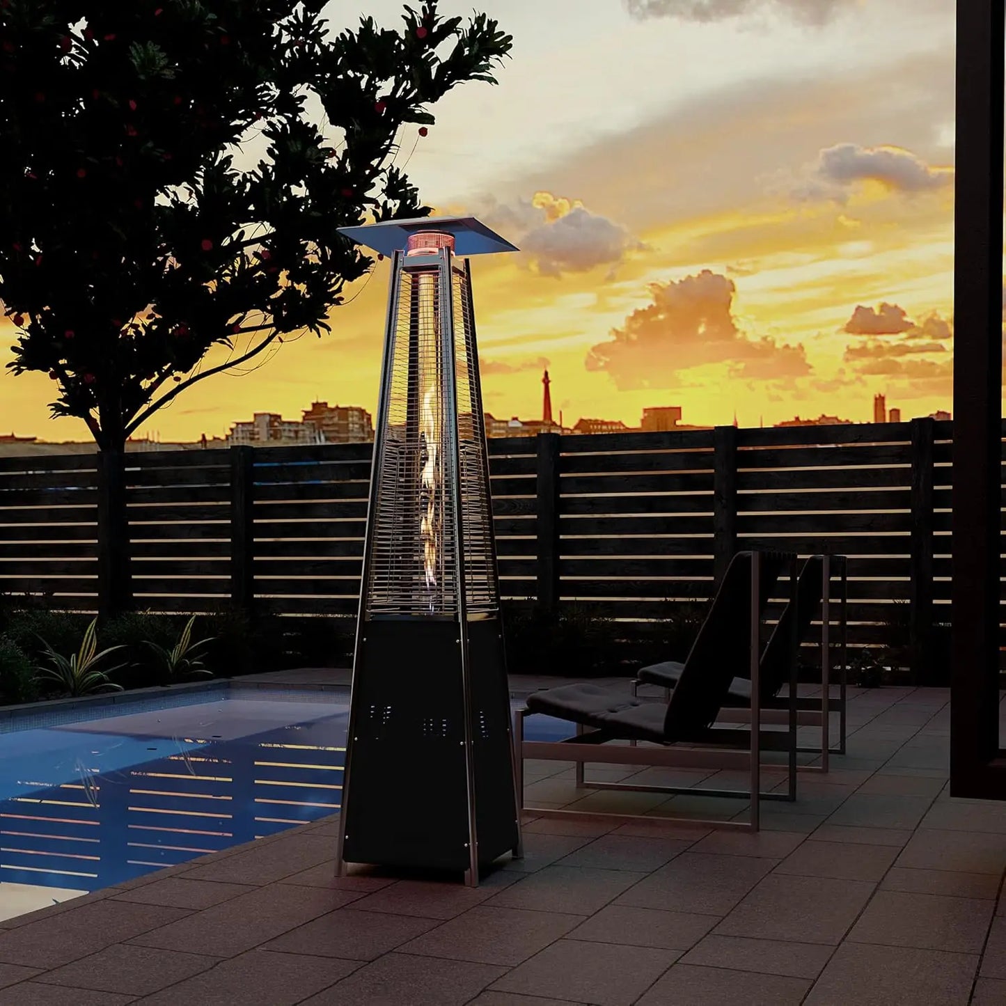 Outdoor Propane Pyramid Heater 48,000 BTU