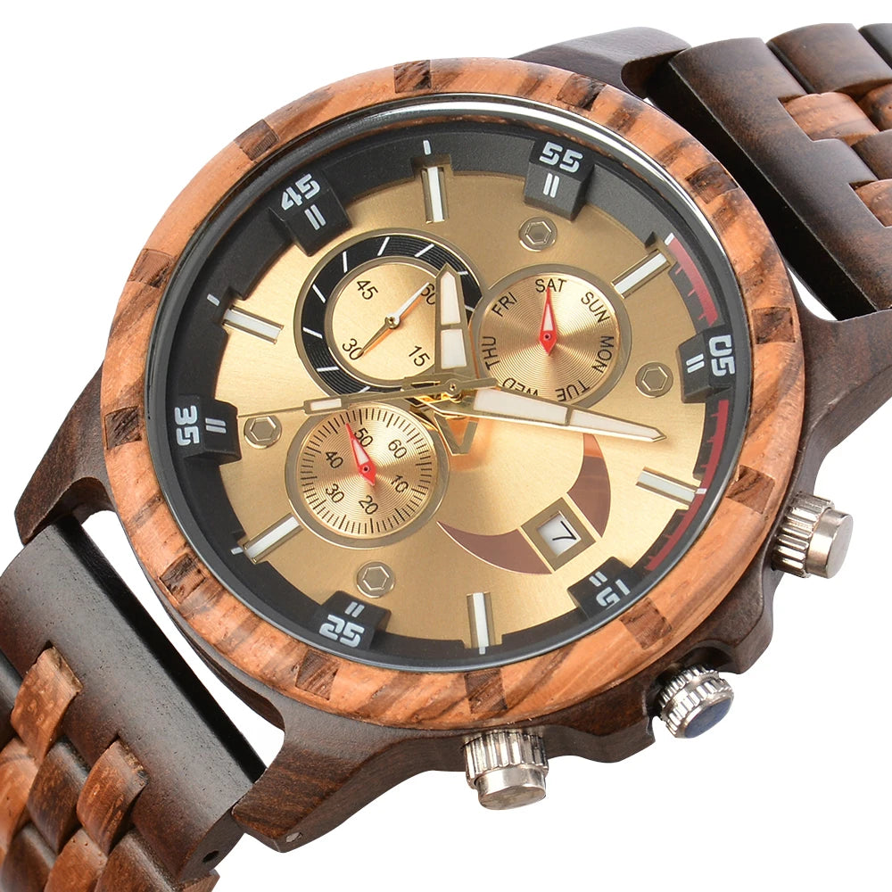 Mens Wooden Wrist Watches