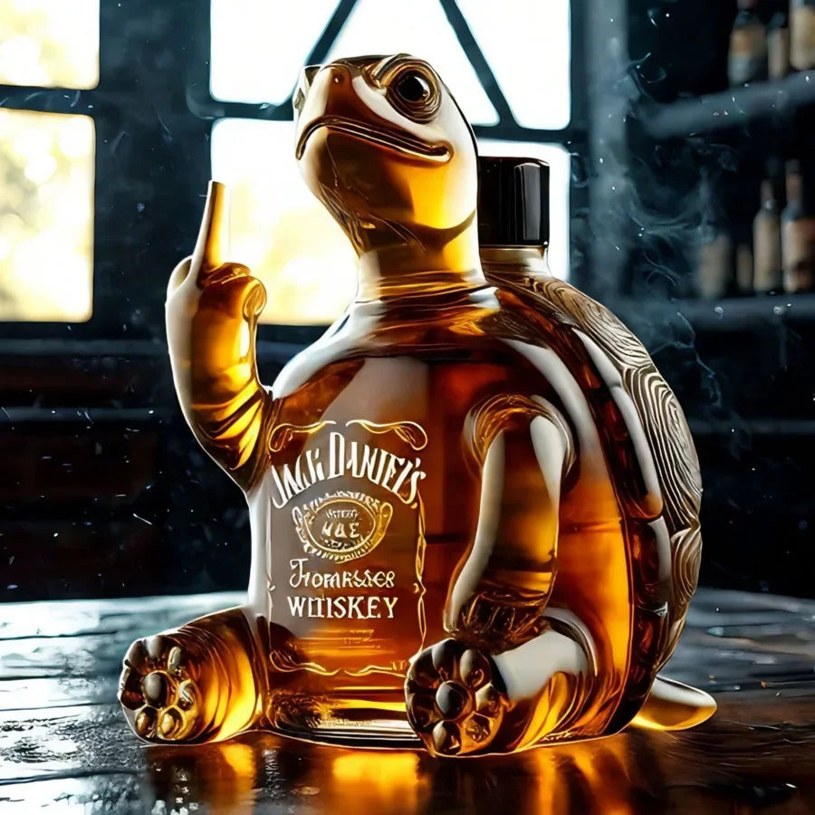 Funny Animal Middle Finger Whiskey Decanter