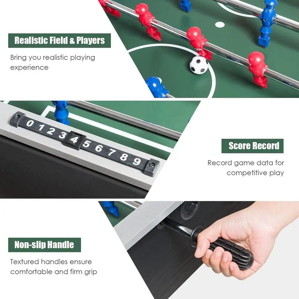 48" Foosball Soccer Games Table