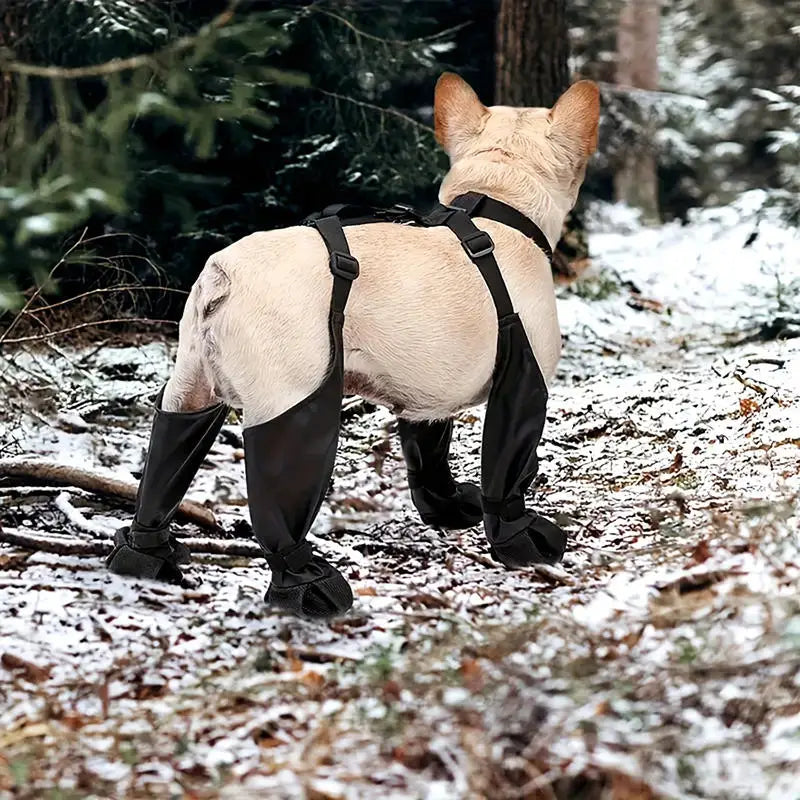 Dog Shoes Waterproof Adjustable Dog Boots
