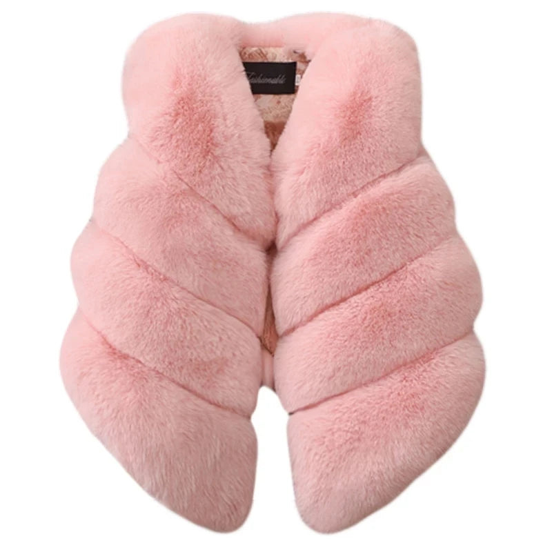 Faux Fur Vest Outerwear
