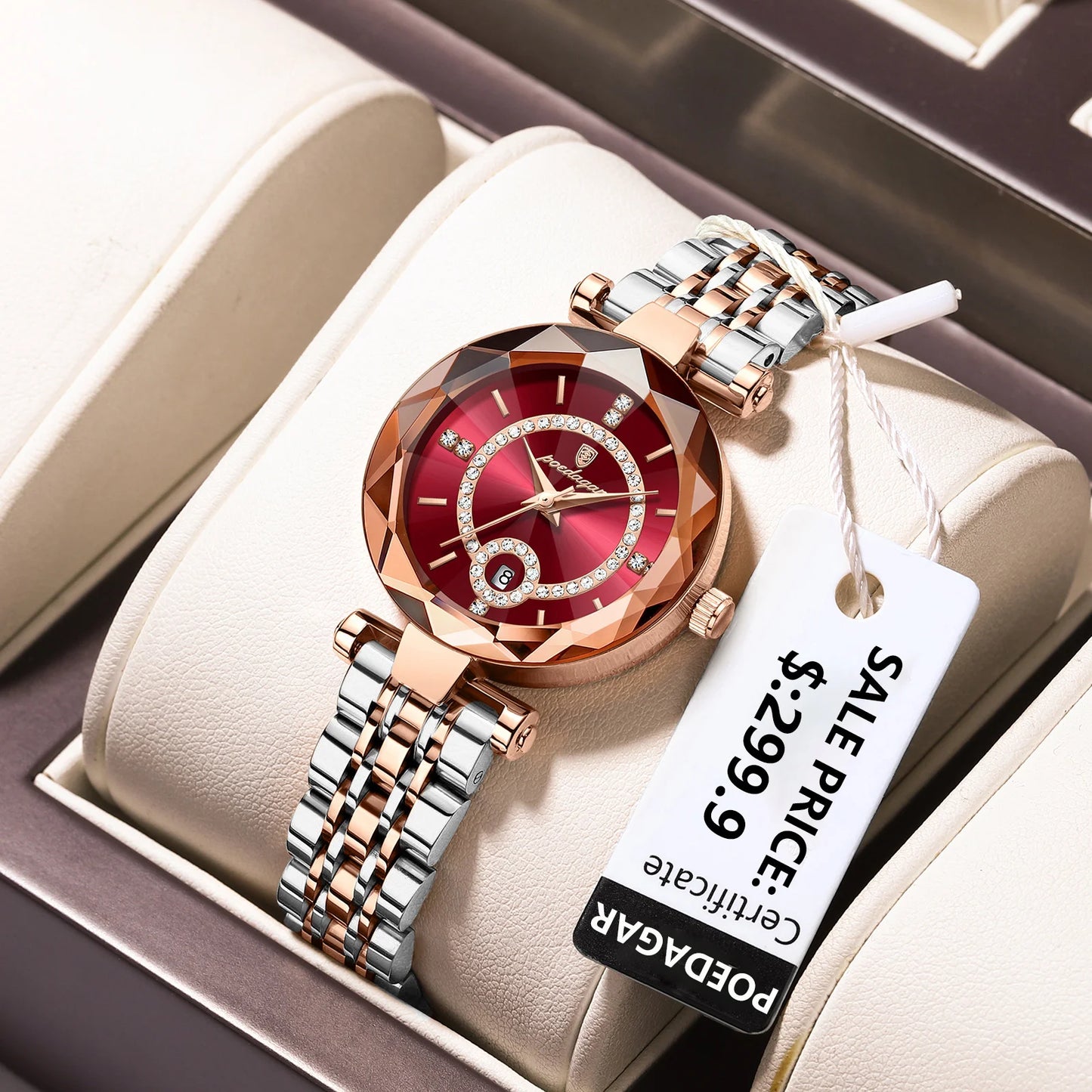 Luxury High Quality Diamond Ladies Quartz Watch