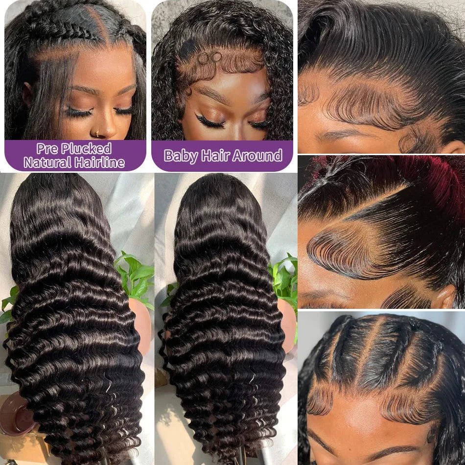 13×6 Loose Deep Wave HD Lace Front Wig