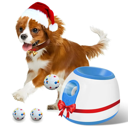 Small Dog Automatic Ball Thrower Launch Distance 10-30ft