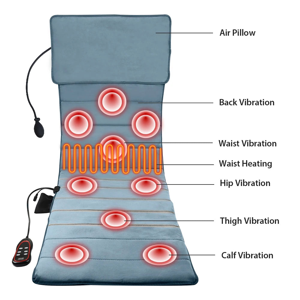 Electric Vibration Full Body Massage Mat